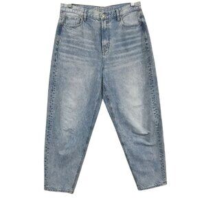 American Eagle Cotton  Relaxed Mom Cut High Waist Baggy Relaxed Jeans Women 10